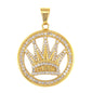 Iced Out Crown Pendant - SP-4326