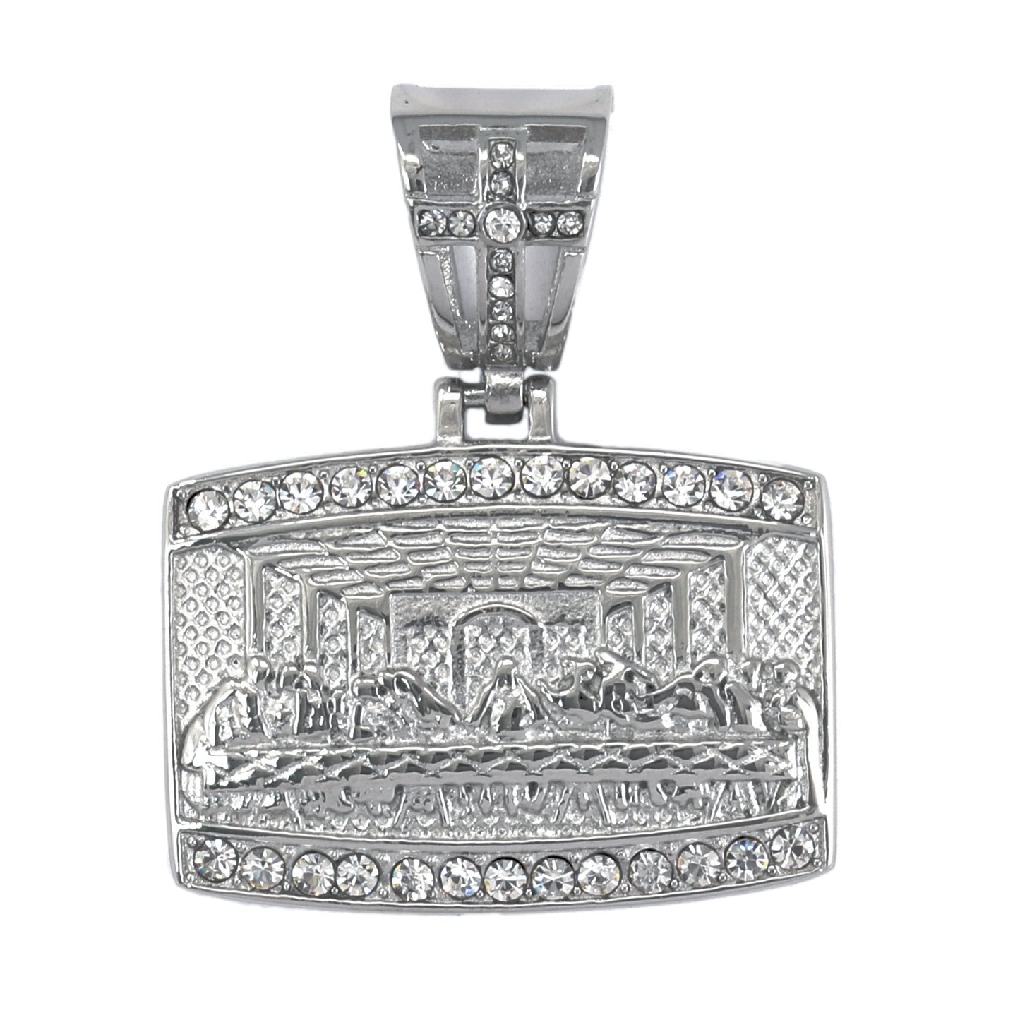 Iced Out Last Supper Pendant - SP-4328**