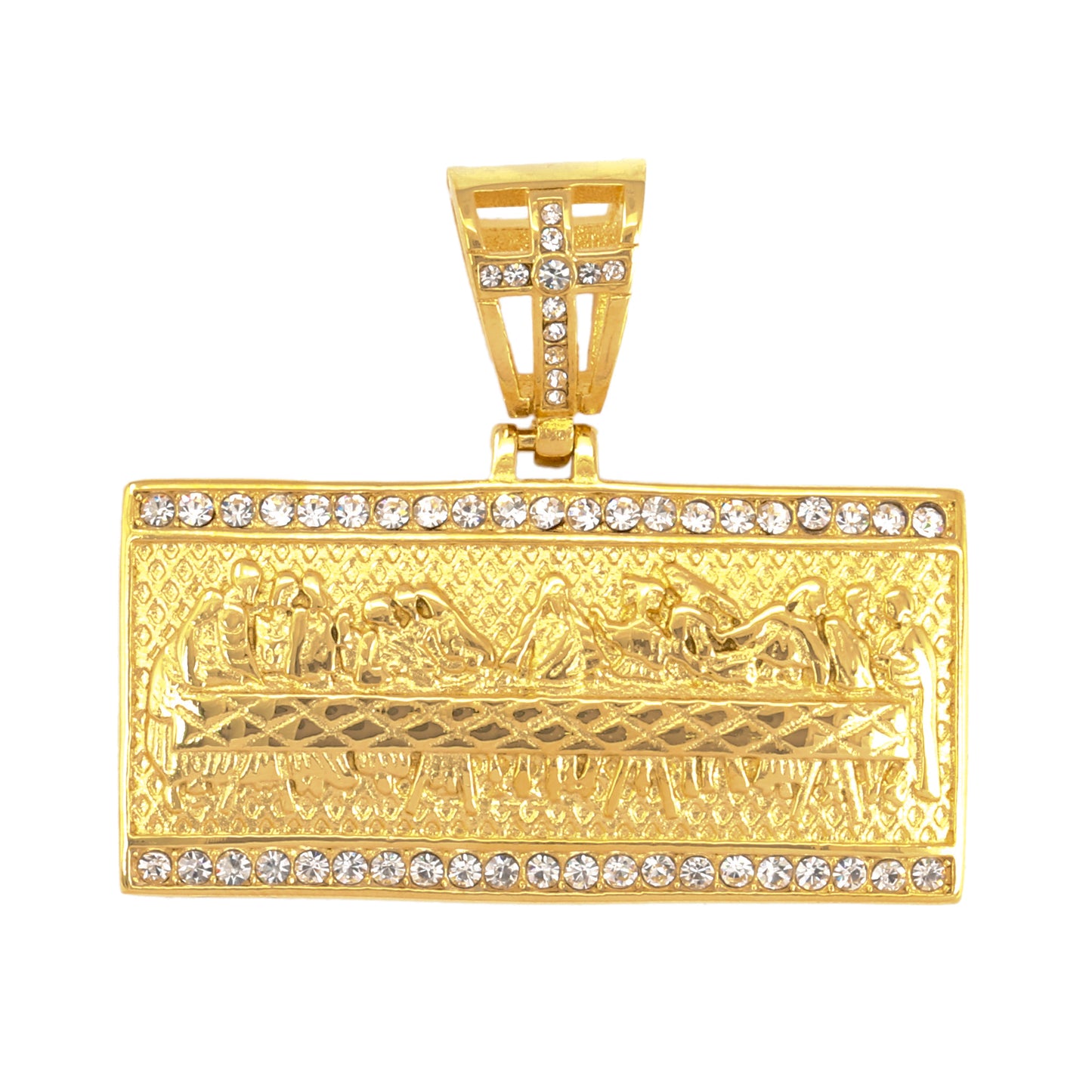 Iced Out Last Supper Pendant - SP-4329**
