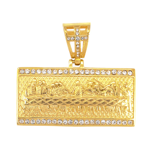 Iced Out Last Supper Pendant - SP-4329**