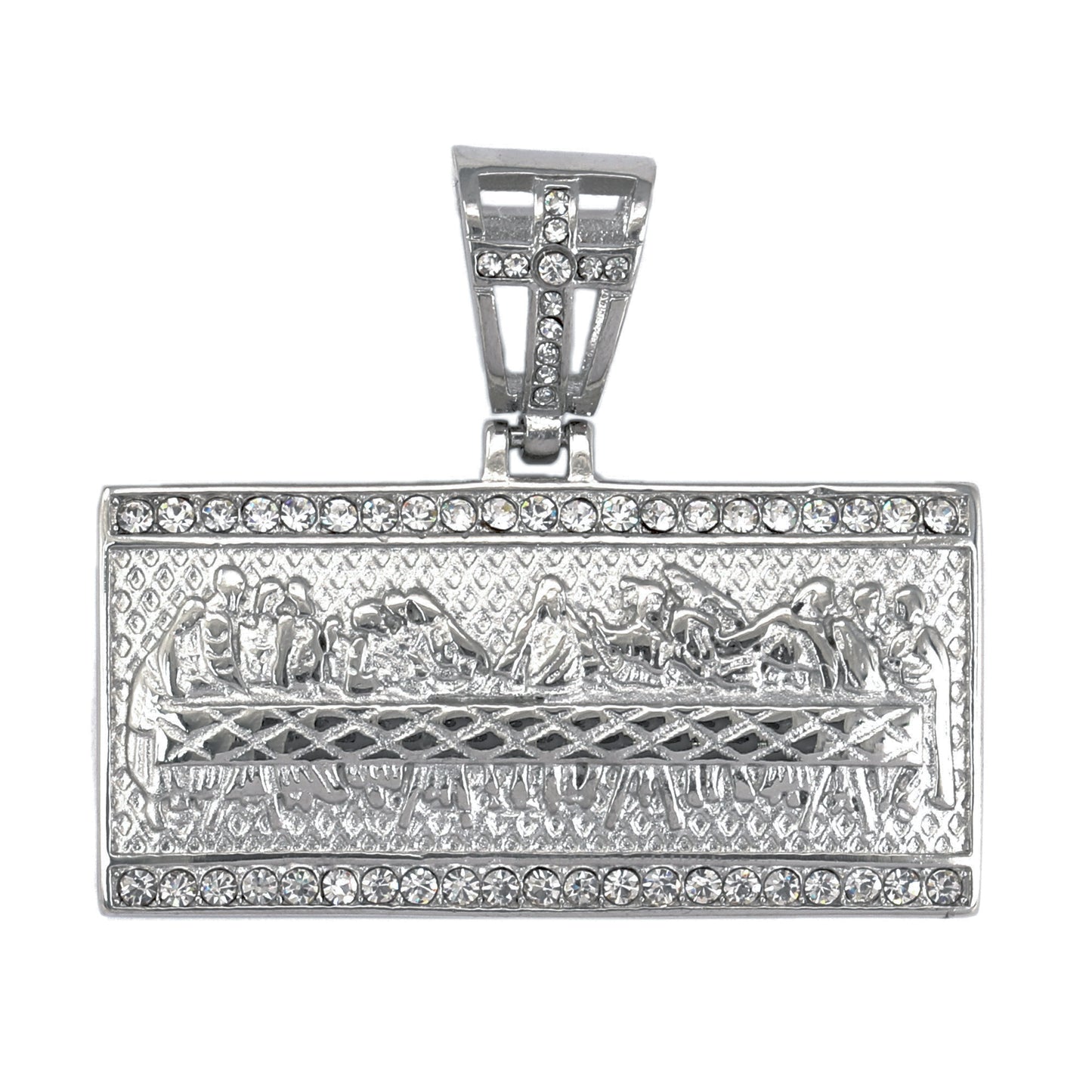 Iced Out Last Supper Pendant - SP-4329**