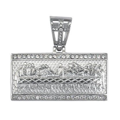 Iced Out Last Supper Pendant - SP-4329**
