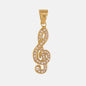 Iced Out Music Pendant - SP-4331**