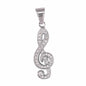 Iced Out Music Pendant - SP-4331**