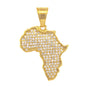 Iced Out Africa Pendant - SP-4332**