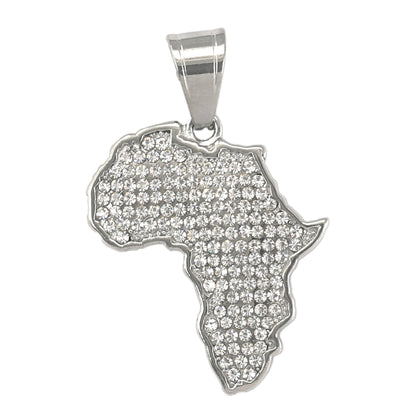 Iced Out Africa Pendant - SP-4332**