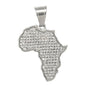 Iced Out Africa Pendant - SP-4332**