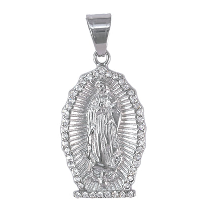 Iced Out Guadalupe Pendant - SP-4333