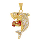 Iced Out Shark Pendant - SP-4338**