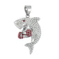 Iced Out Shark Pendant - SP-4338**