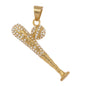 Iced Out Baseball Pendant - SP-4340