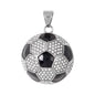 Iced Out Soccer Pendant - SP-4346