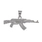 Iced Out Gun Pendant - SP-4349**
