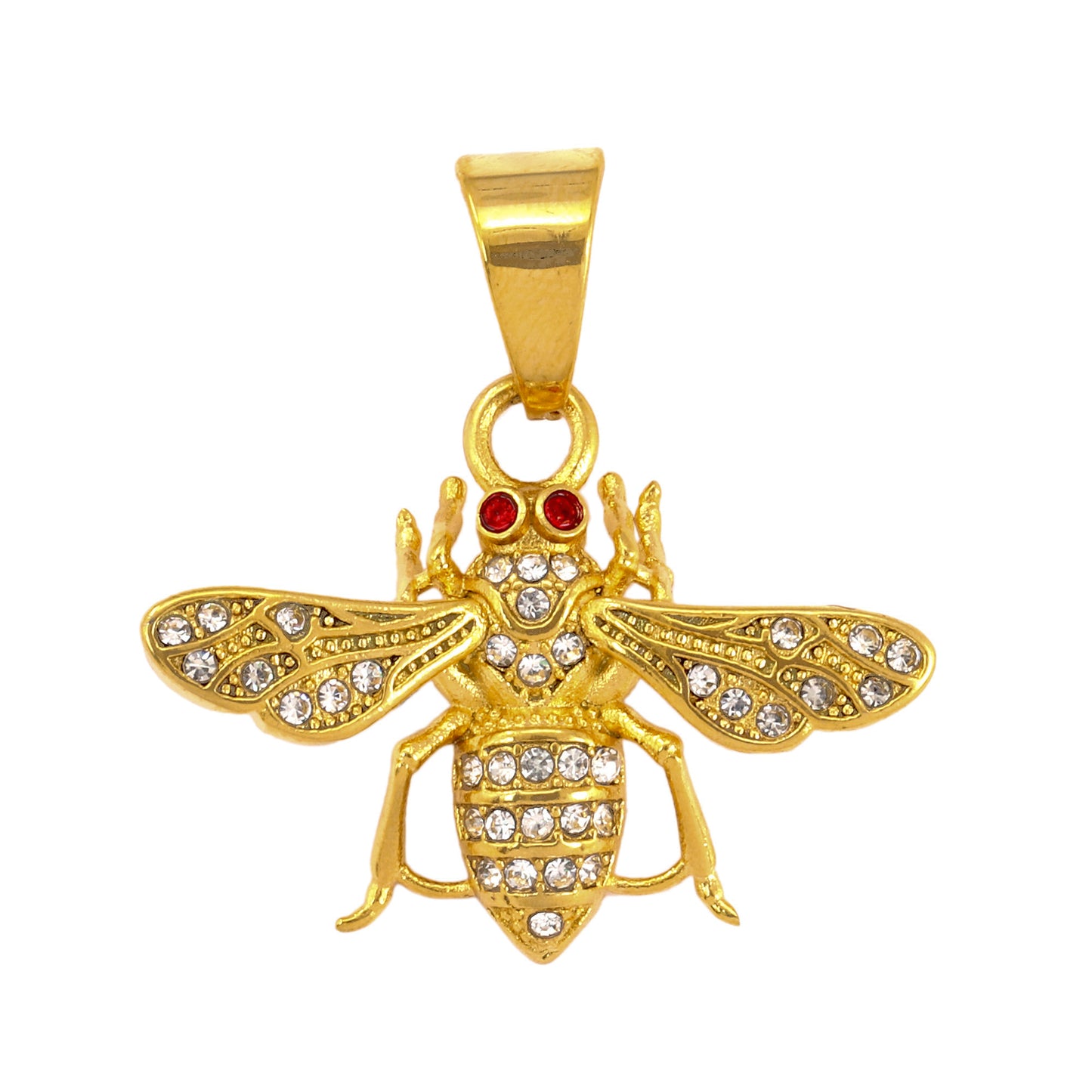Iced Out Bumblebee Pendant - SP-4353**