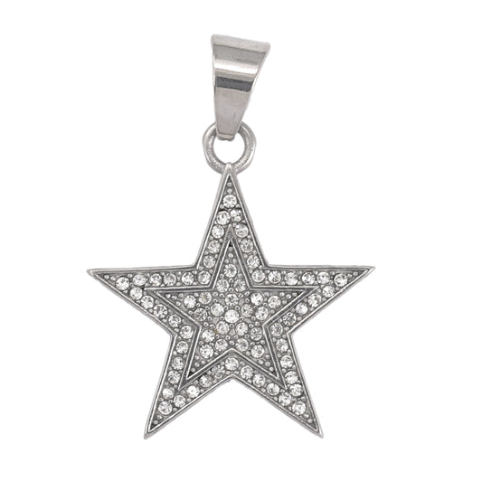 Iced Out Star Pendant - SP-4355**