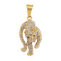 Iced Out Cheetah Pendant - SP-4357**