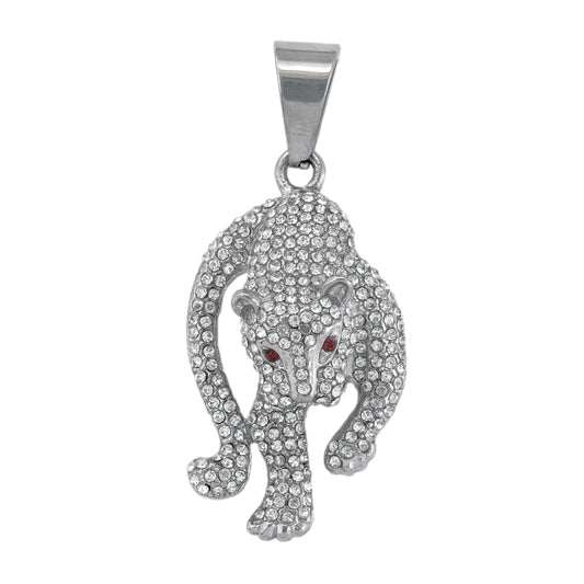 Iced Out Cheetah Pendant - SP-4357**