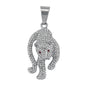 Iced Out Cheetah Pendant - SP-4357**