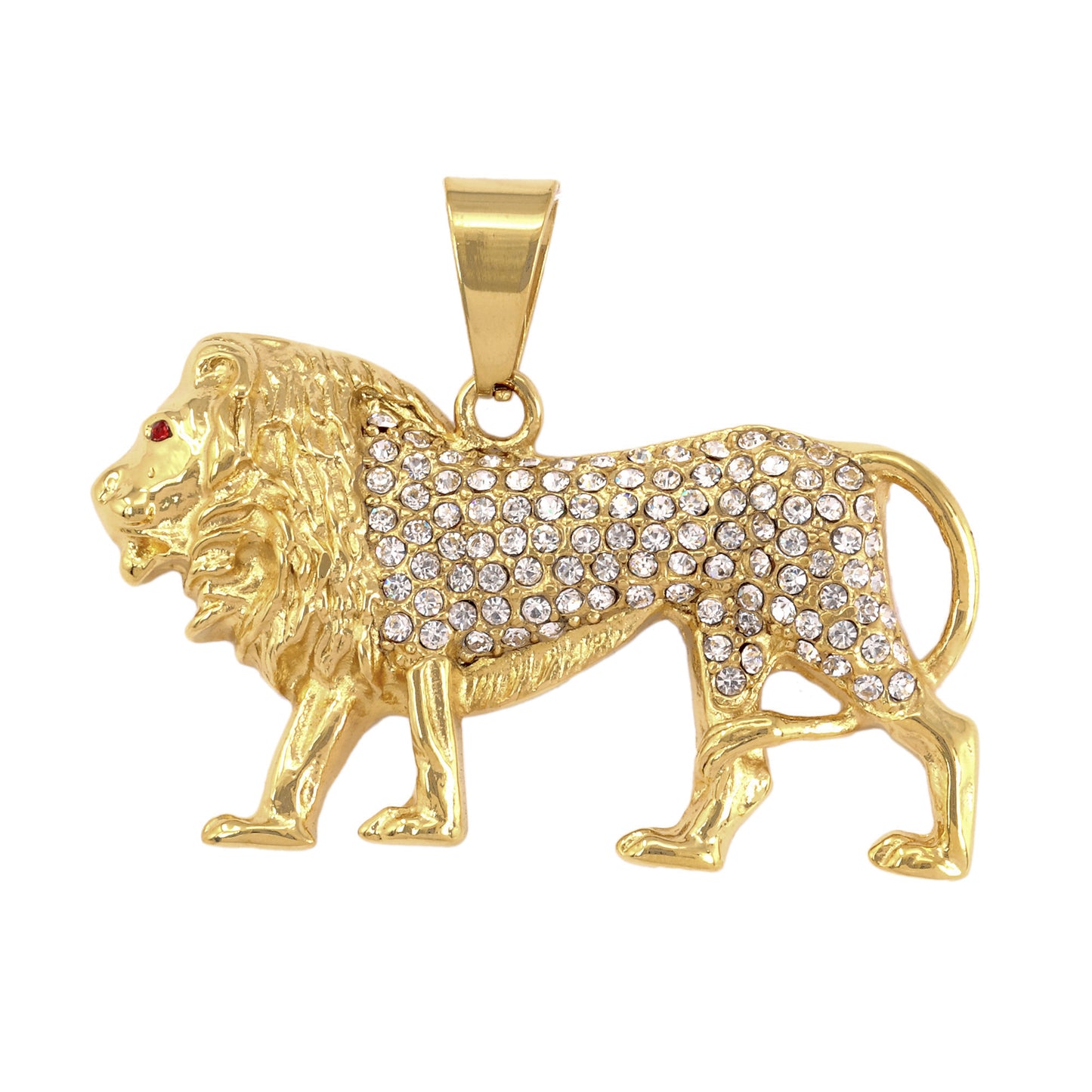 Iced Out Lion Pendant - SP-4359