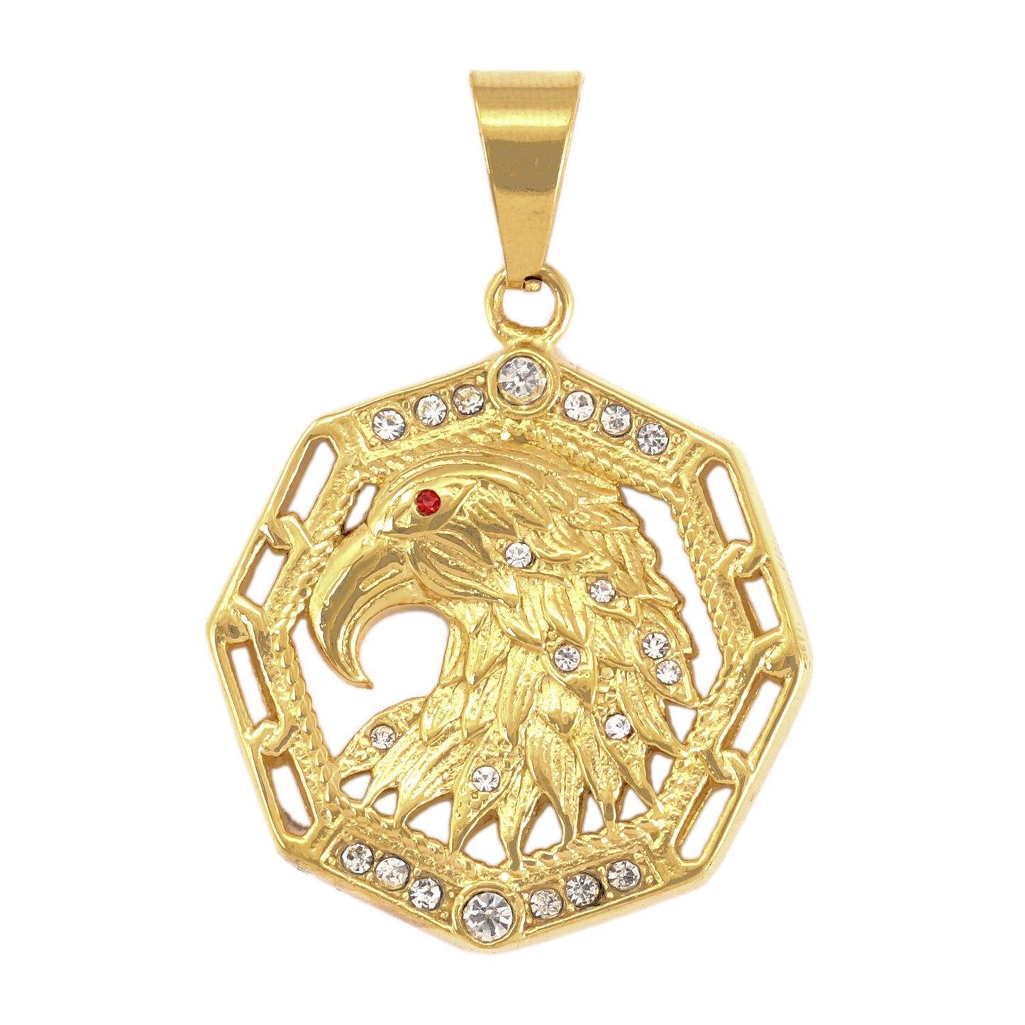Iced Out Eagle Pendant - SP-4361**