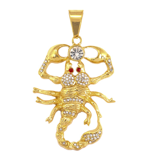 Iced Out Scorpion Pendant - SP-4364