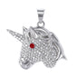Iced Out Unicorn Pendant - SP-4377**