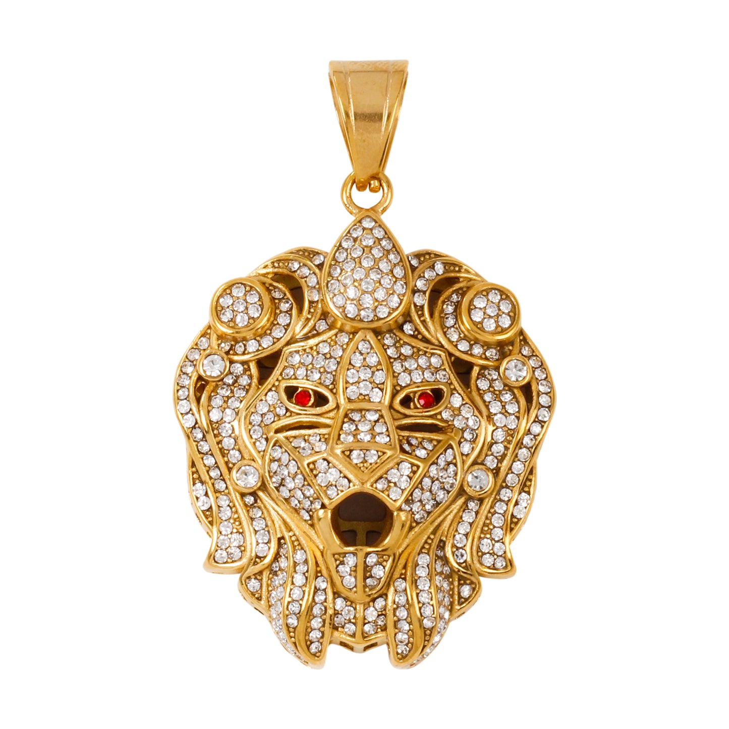 Iced Out Lion Pendant - SP-4383