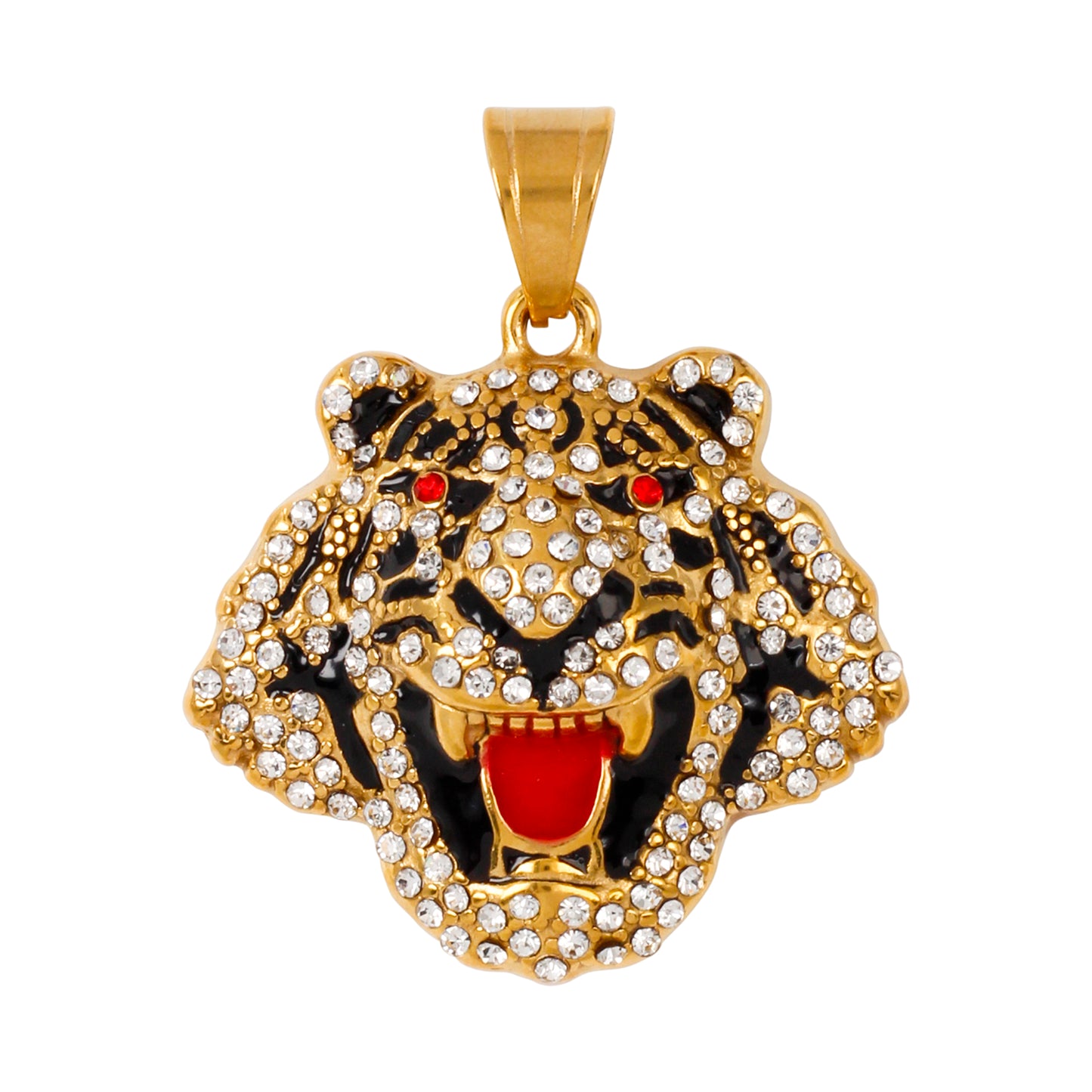 Iced Out Tiger Pendant - SP-4384
