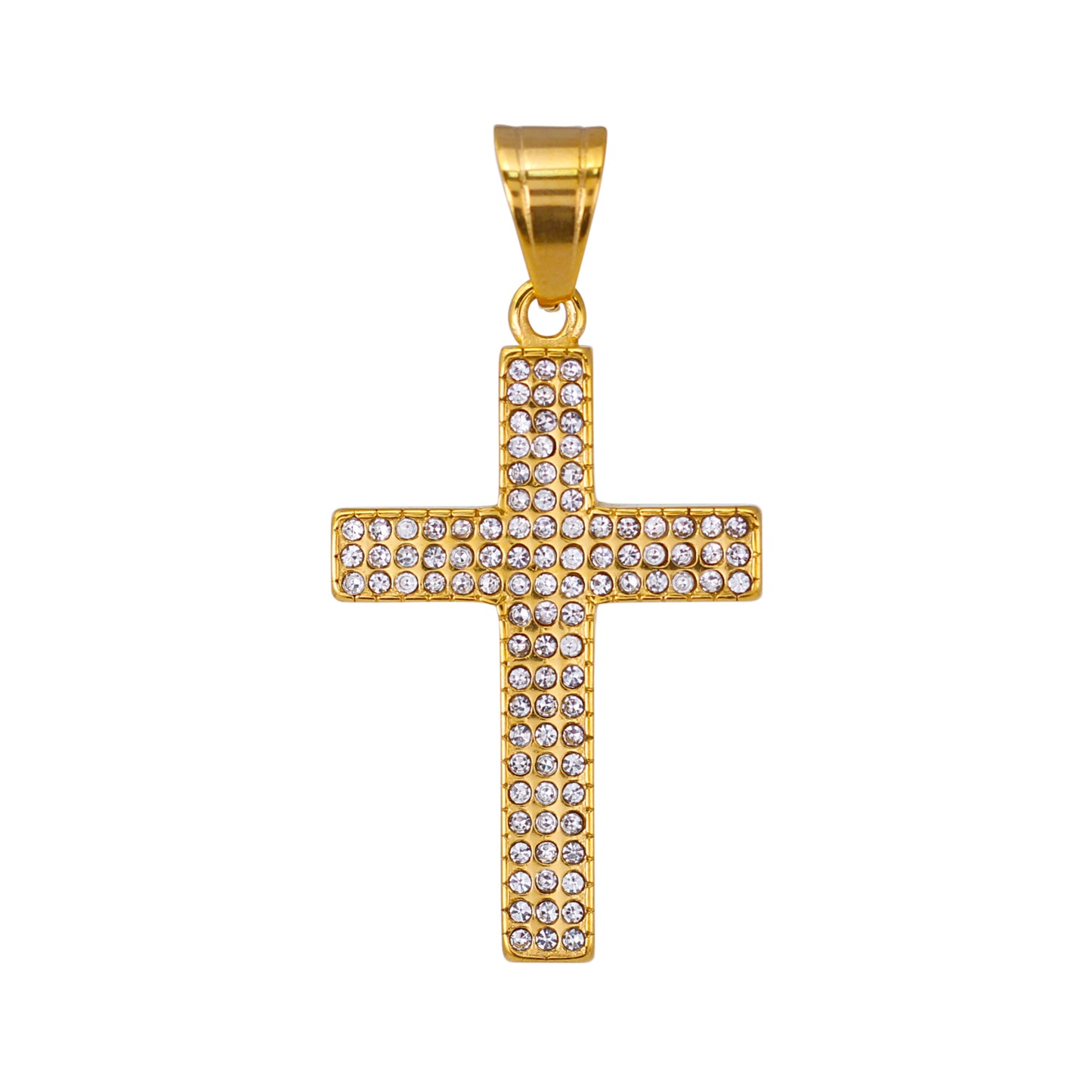 Iced Out Cross Pendant - SP-4388