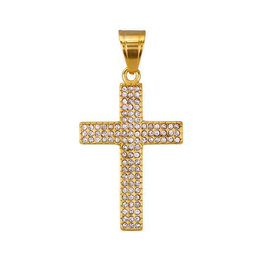 Iced Out Cross Pendant - SP-4388