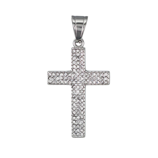Iced Out Cross Pendant - SP-4388