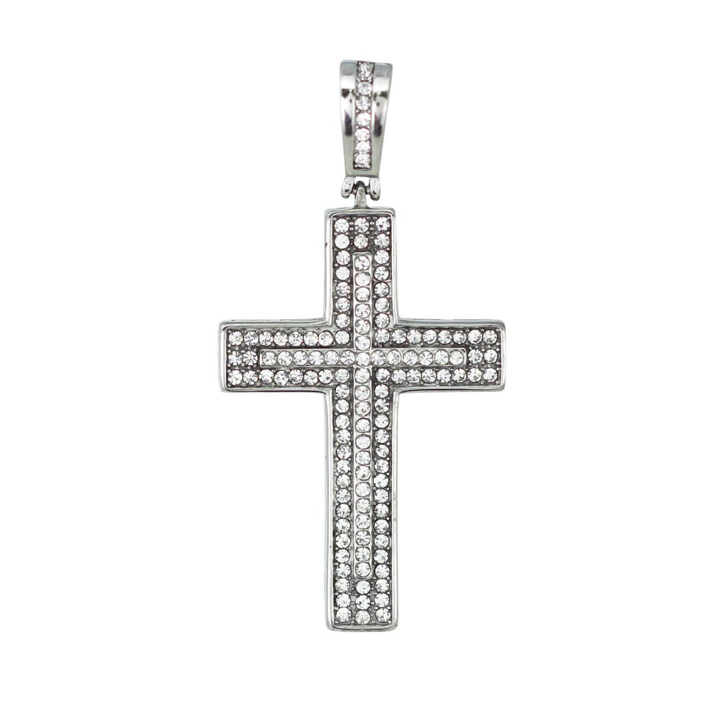 Iced Out Cross Pendant - SP-4389