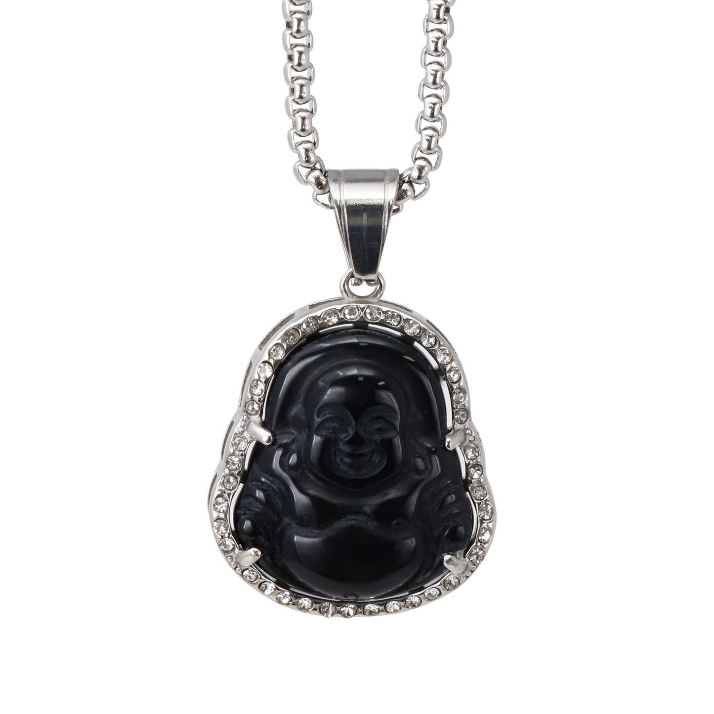 Iced Out Buddha Pendant - SP-4390