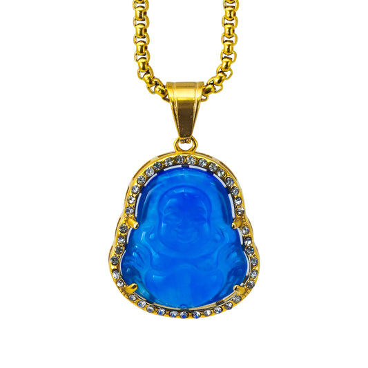 Iced Out Buddha Pendant - SP-4391