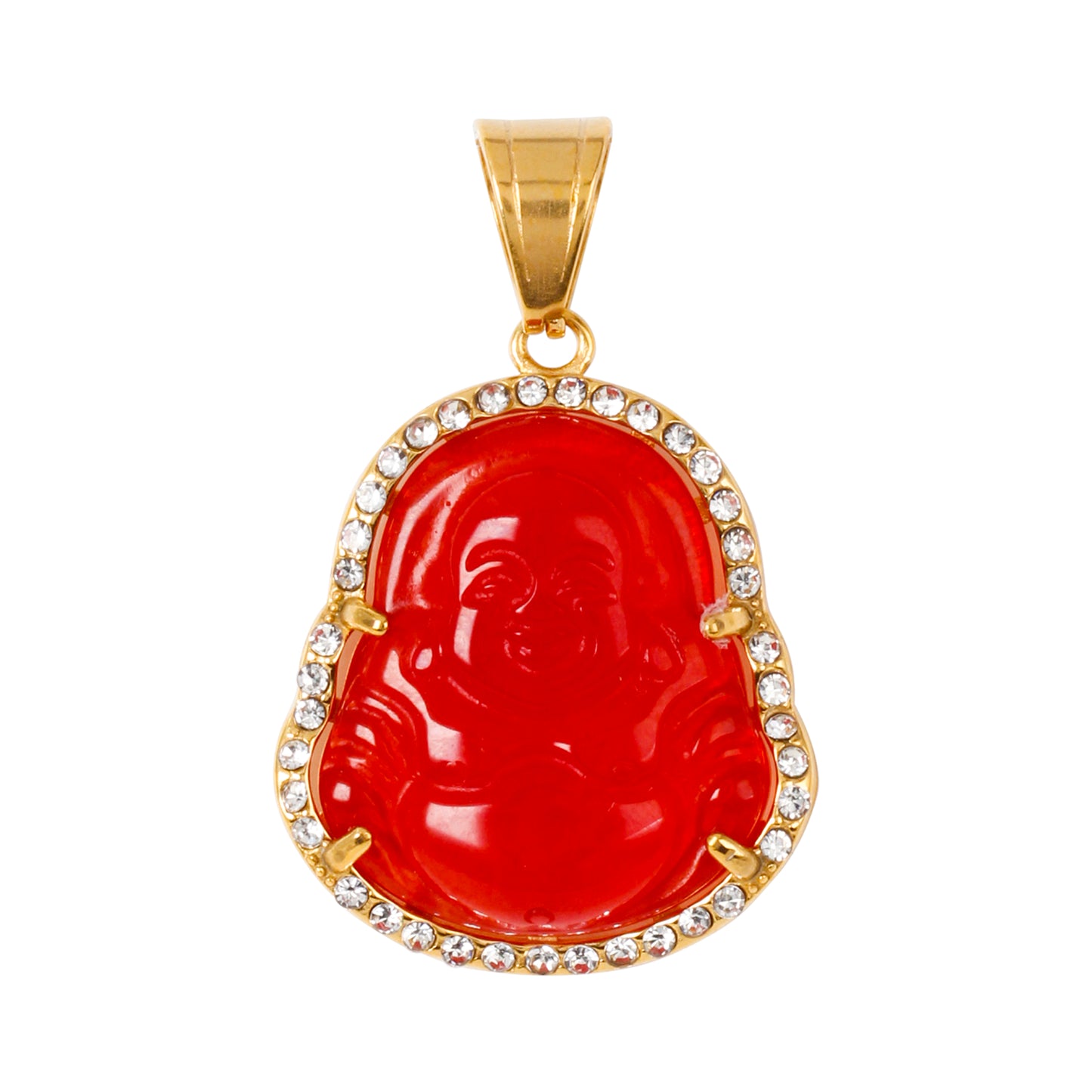 Iced Out Buddha Pendant - SP-4392