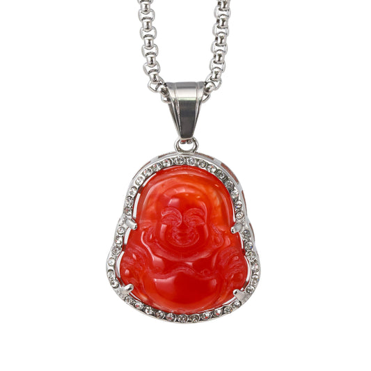 Iced Out Buddha Pendant - SP-4392
