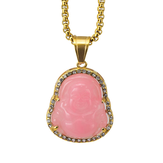 Iced Out Buddha Pendant - SP-4393