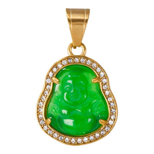 Iced Out Buddha Pendant - SP-4396