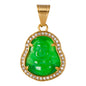 Iced Out Buddha Pendant - SP-4396