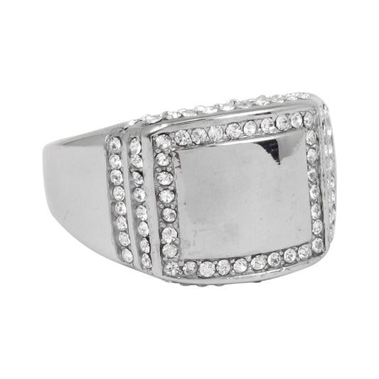 Square Iced Out Ring - SR-105