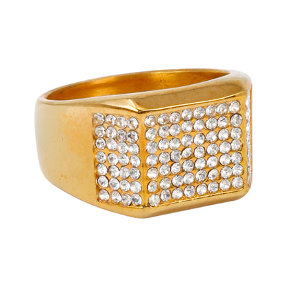 Square Iced Out Ring - SR-106