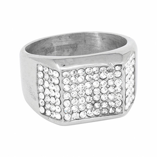 Square Iced Out Ring - SR-106