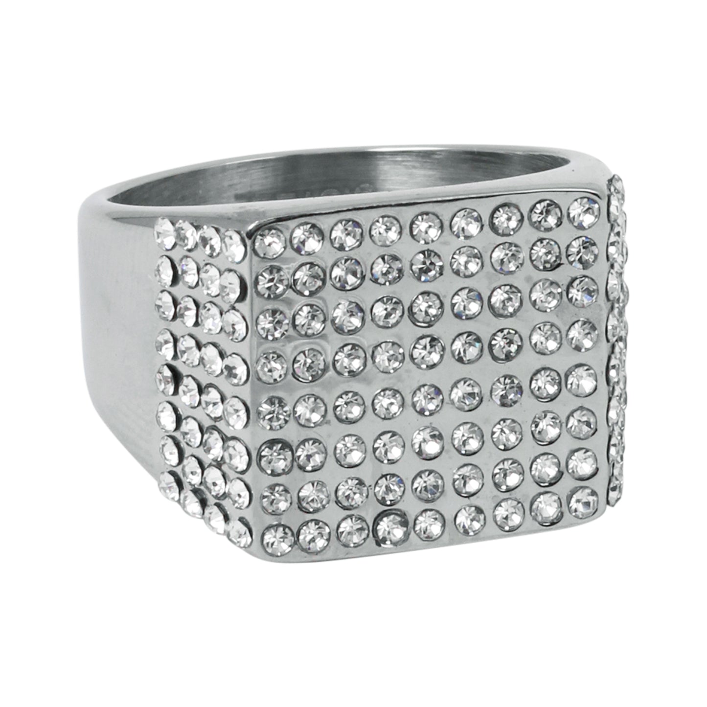 Square Iced Out Ring - SR-107