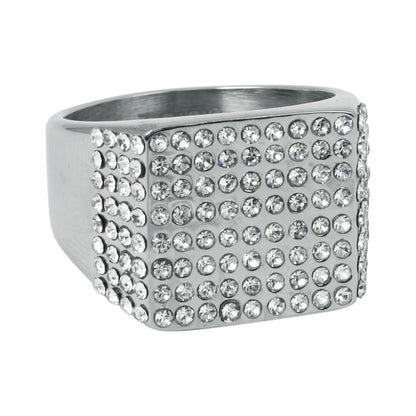 Square Iced Out Ring - SR-107