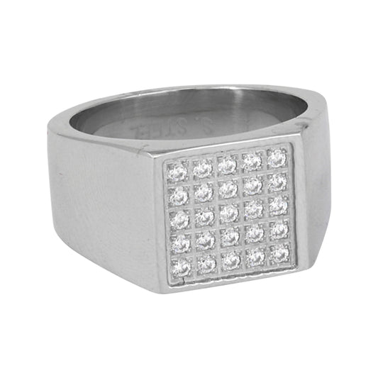 Square Iced Out Ring - SR-110