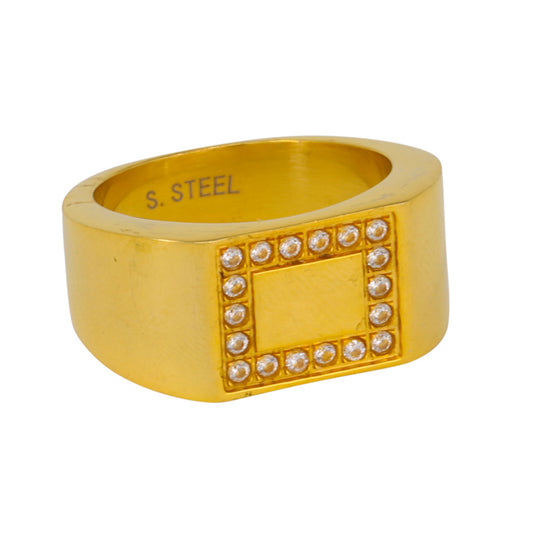 Square Iced Out Ring - SR-111