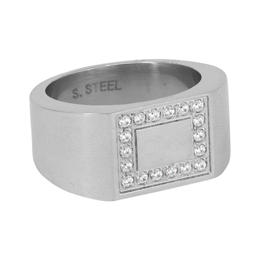 Square Iced Out Ring - SR-111