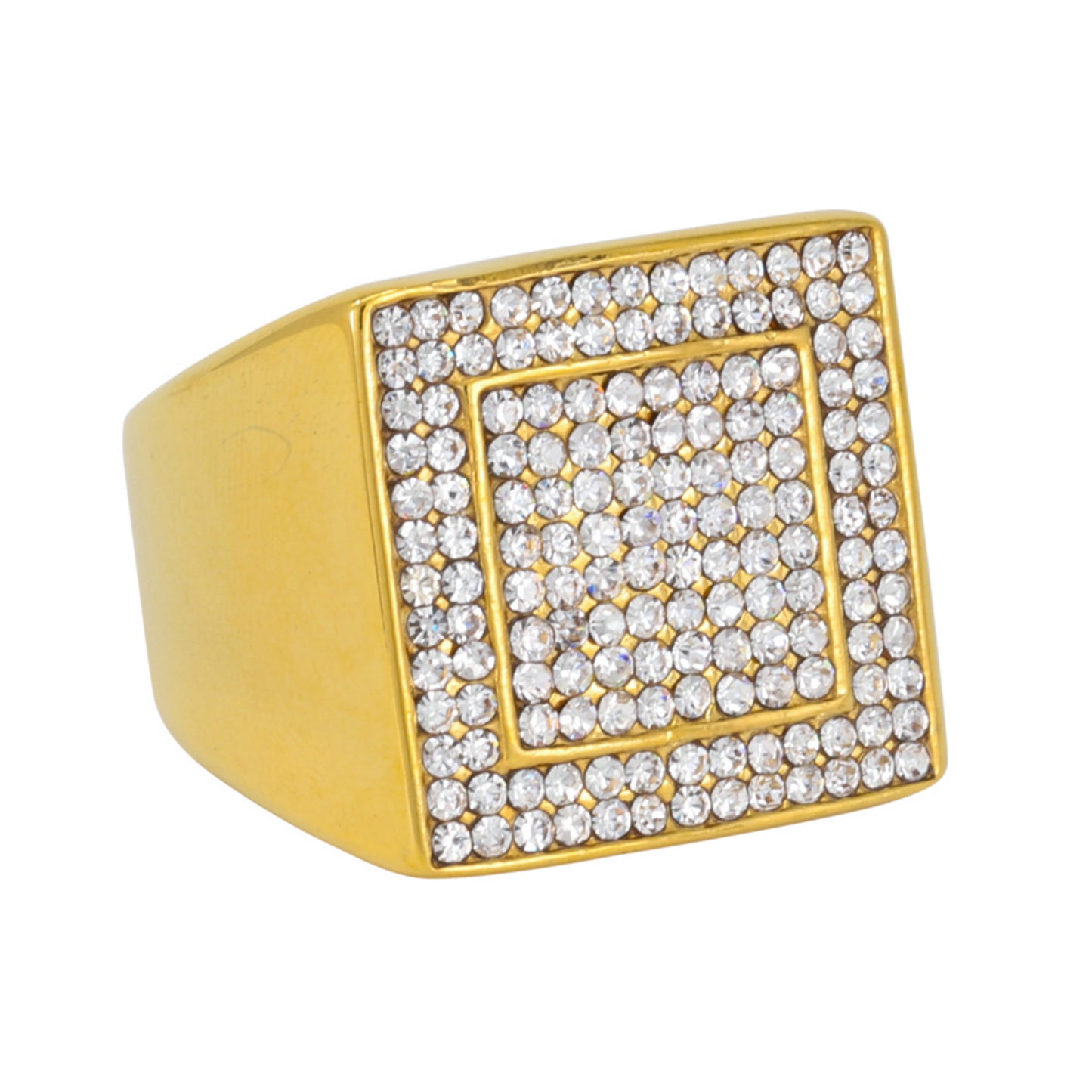Square Iced Out Ring - SR-115