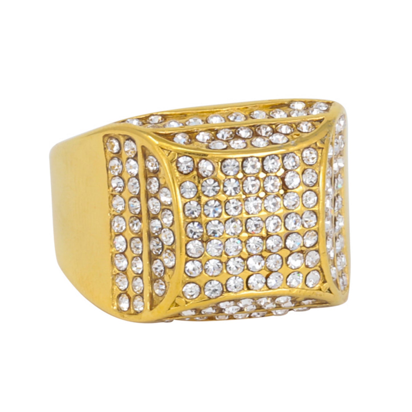Square Iced Out Ring - SR-117