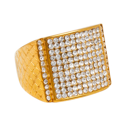 Square Iced Out Ring - SR-118